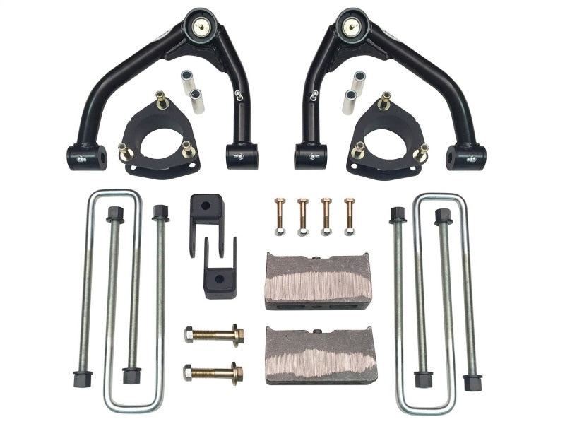 Tuff Country 07-18 Silverado 1500 2wd 4in Lft Kt (Alum/Stmpd 2 Pc Stl Up Cntrl Arm SX8000 Shocks) 14157KN 14157KN Photo - Primary