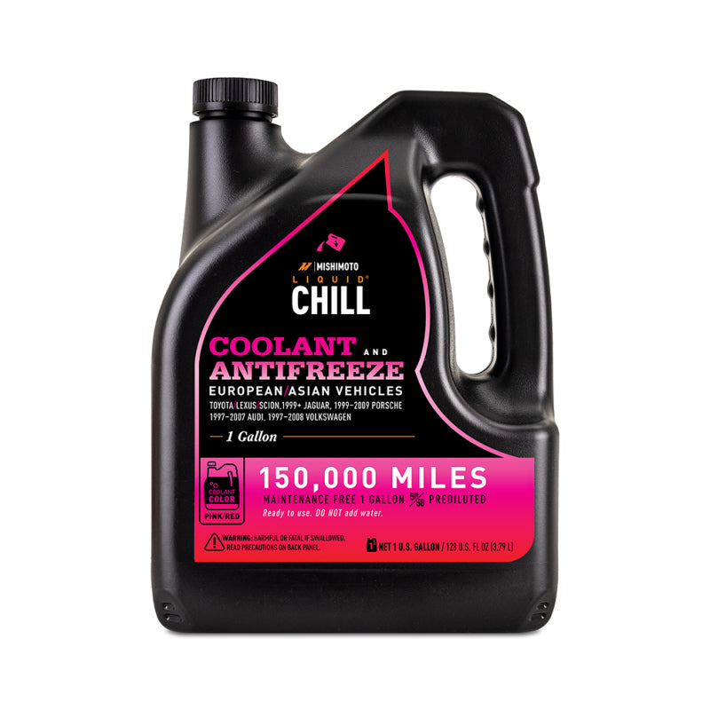 Mishimoto Liquid Chill EG Coolant, European/Asian Vehicles, Pink/Red MMRA-LC-EG-PK