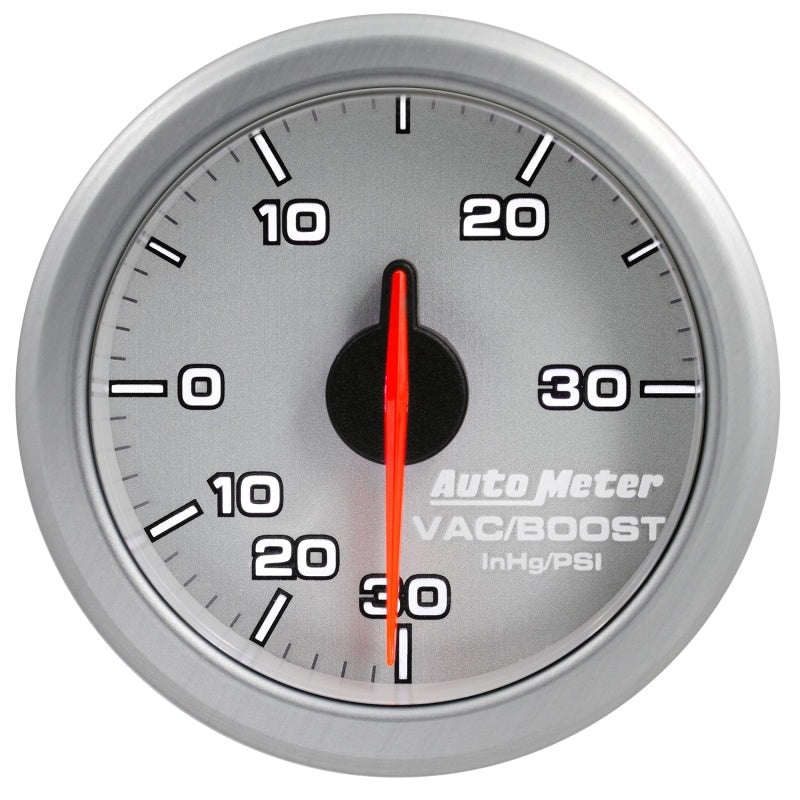 Autometer 2-1/16" Boost/Vac, 30 IN HG/30 Psi, Airdrive, Silver 9159-UL User 1