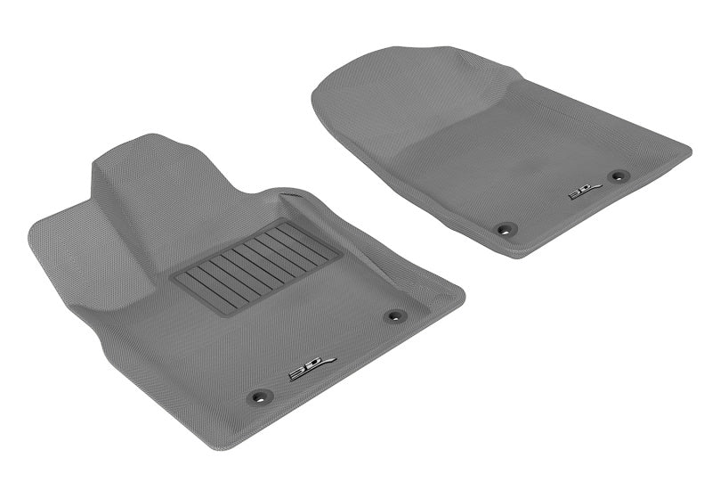 3D MAXpider 2013-2020 Dodge/Jeep Grand Cherokee/Durango Kagu 1st Row Floormat - Gray L1DG01311501 L1DG01311501 Photo - Primary
