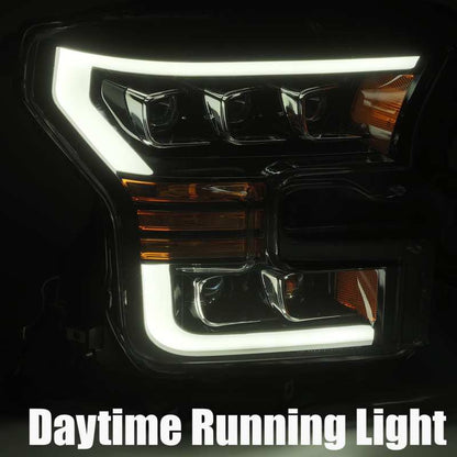 AlphaRex 17-20 Ford Raptor NOVA LED Proj Headlights Plank Style Matte Black w/Activ Light/Seq Signal 880152 880152 User 2