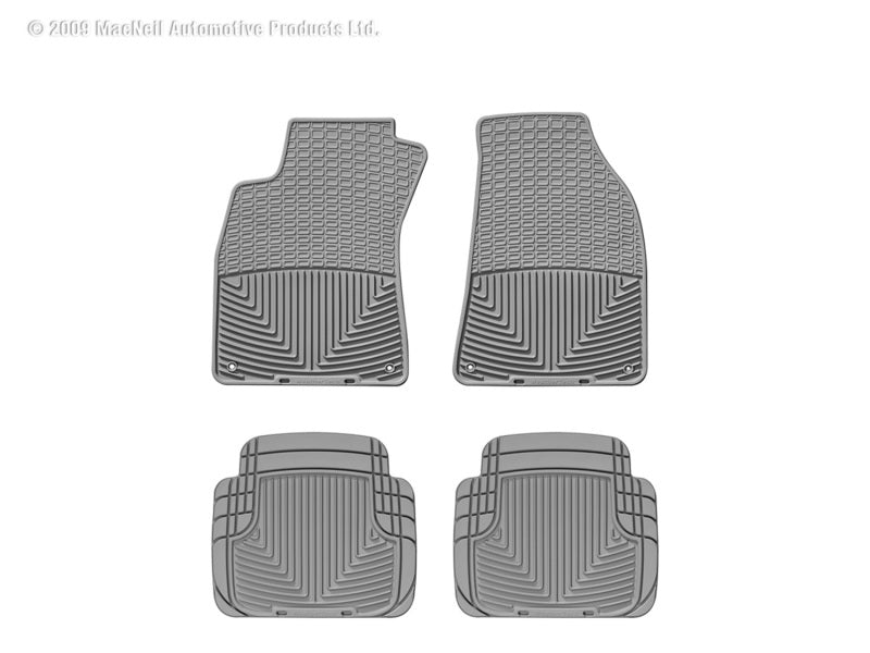 WeatherTech WT Rubber Mats - Rear - Grey Floor Mats Floor Mats - Rubber main image