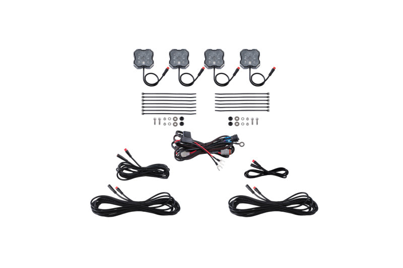 Diode Dynamics Diode Dyanmics RGBW Rock Light Installer Kit (4-pack) DD7740 DD7740 Photo - Primary