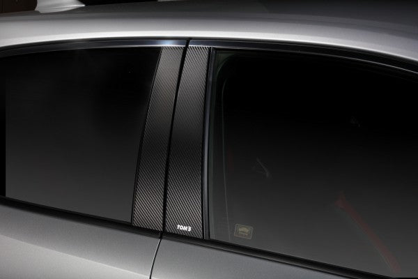 TOM'S Racing Carbon Sheet (B-Pillar) for 2019+ Toyota Corolla Hatchback