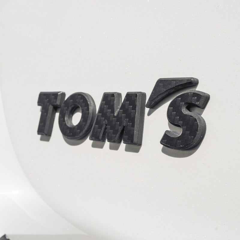TOM'S Racing Carbon Fiber Logo Emblem Badge