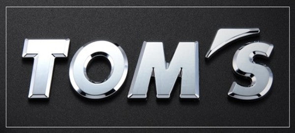 TOM'S Racing Chrome Emblem Badge