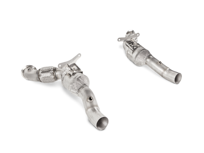 Akrapovic 16-17 Ferrari 488 GTB/488 Spyder Link Pipe Set w/ Cat (SS) L-FE/SS/1 L-FE/SS/1 Photo - Primary