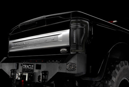 ORACLE Lighting 17-22 Ford F-250/350 (Black Series) Flush Mount LED Tail Lights 5896-504-T 5896-504-T Photo - lifestyle view