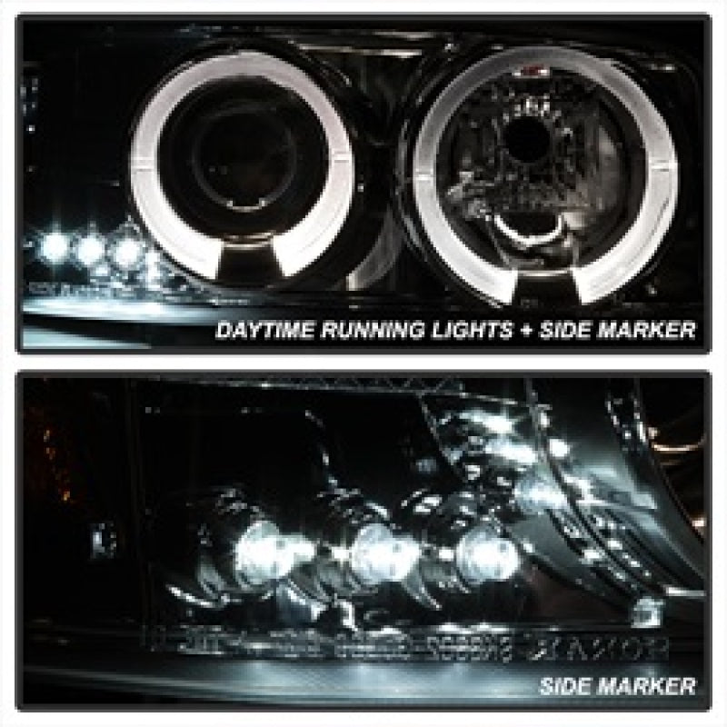 Spyder GMC Sierra 1500/2500/3500 99-06 Projector Headlights LED Halo LED Smoke PRO-YD-CDE00-HL-SMC 5009371 5009371 Photo - Unmounted