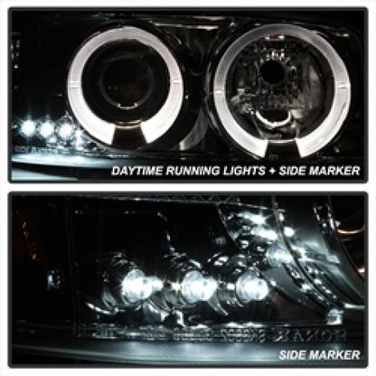 Spyder GMC Sierra 1500/2500/3500 99-06 Projector Headlights LED Halo LED Smoke PRO-YD-CDE00-HL-SMC 5009371 5009371 Photo - Unmounted