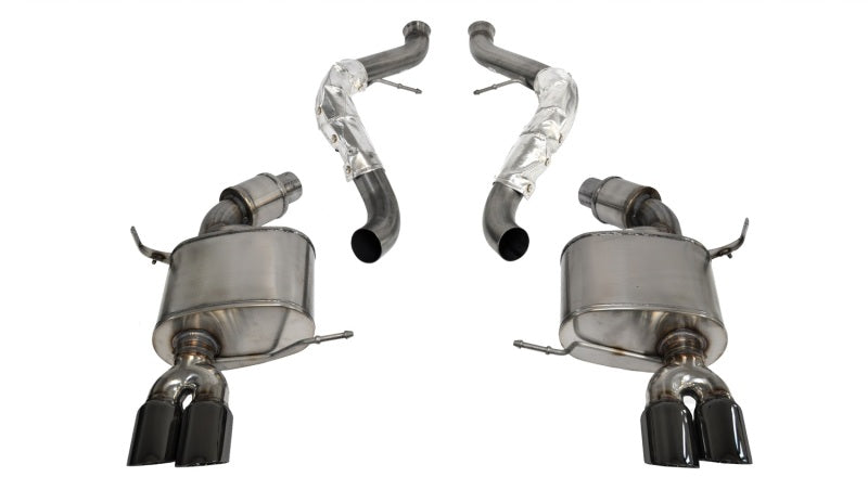 Corsa Performance 08-12 BMW M3 Convertible E93 Black Sport Cat-Back Exhaust 14568BLK Photo - Primary