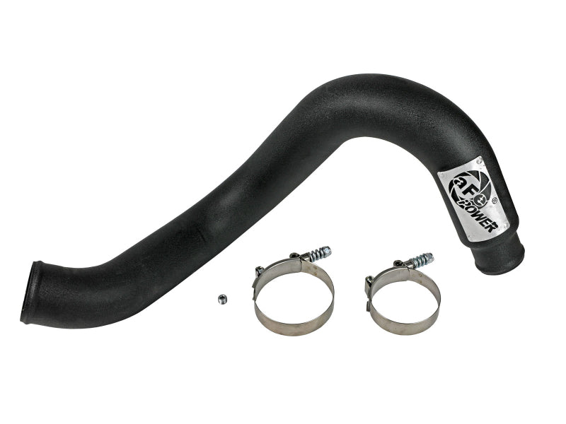 aFe BladeRunner 3in Black Intercooler Cold Side Charge Pipe 01 GM Diesel Trucks 6.6L V8 (td) 46-20043-B 46-20043-B Photo - Primary
