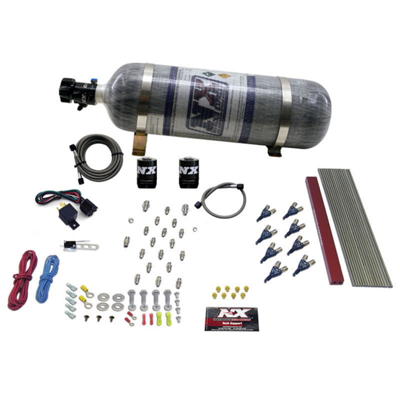 Nitrous Express GM LT1/LS1 Pro Piranha Nozzle Gas Nitrous Kit w/Composite Bottle 80010-12 80010-12 Photo - Primary