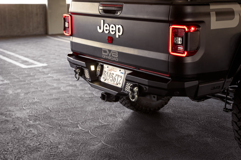 DV8 Offroad 20-23 Jeep Gladiator JT MTO Series Rear Bumper RBGL-06 RBGL-06 Photo - Unmounted