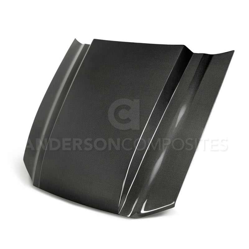 Anderson Composites 10-12 Ford Mustang Type-CJ 3in Carbon Fiber Cowl Hood AC-HD10FDMU-CJ AC-HD10FDMU-CJ Photo - Primary