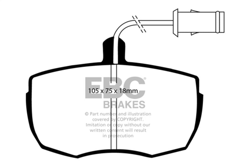 EBC Disc Brake Pad Set DP6622 Photo - Primary