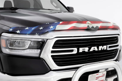 Stampede 2019 Ram 1500 Vigilante Premium Hood Protector - Flag 2019-30 2019-30 Photo - Mounted