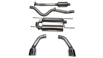 Corsa Performance 12-14 Scion FRS / Subaru BRZ Polished Sport Cat-Back Exhaust 14864 Photo - Primary