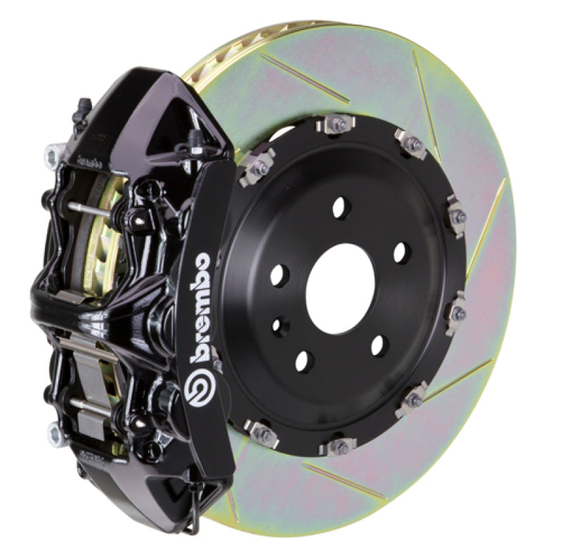 Brembo 08-09 G8 Front GT BBK 6 Piston Cast 365x34 2pc Rotor Slotted Type-1-Black 1N2.8518A1