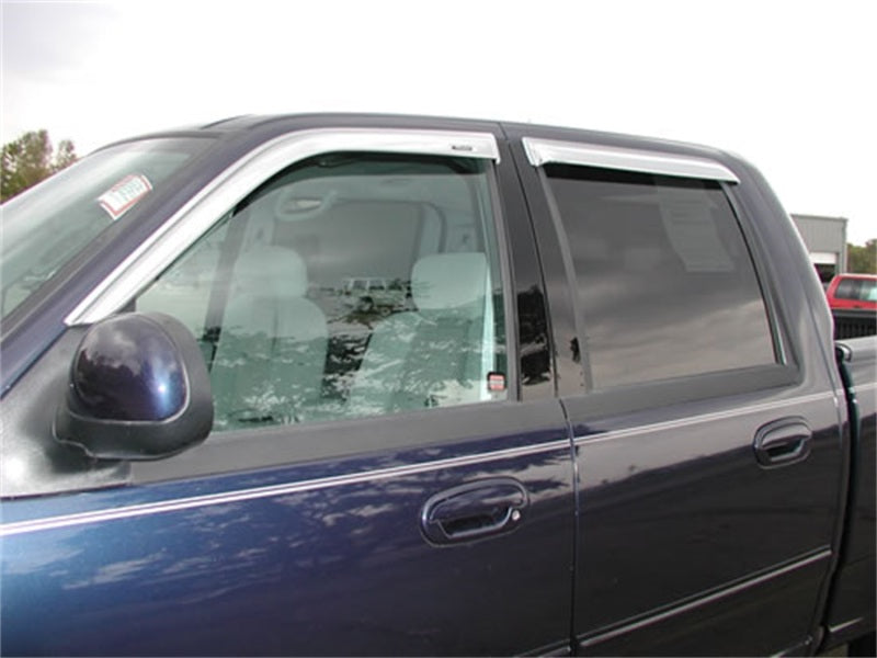 Stampede Tape-Onz Sidewind Deflector, Chrome, 4 pc. for 2001-2003 Ford F-150 6142-8 Photo - Mounted