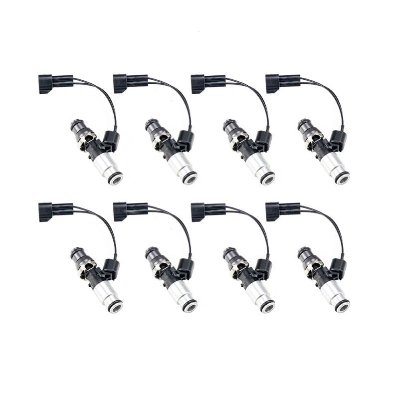 Injector Dynamics ID1050X Injectors 14mm (Grey) Adaptor Top Bottom (Silver) Adaptor (Set of 8) 1050.60.14.14B.8-PU 1050.60.14.14B.8-PU User 1