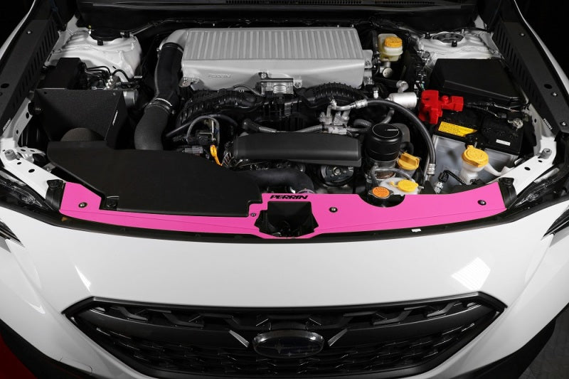 Perrin Performance Perrin 22-23 Subaru WRX Radiator Shroud - Hyper Pink PSP-ENG-513HP