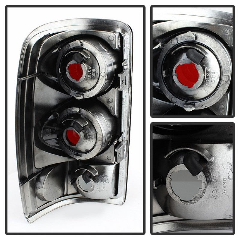 Spyder Chevy Suburban/Tahoe 1500/2500 00-06 Euro Style Tail Lights Black Smoke ALT-YD-CD00-BSM 5077998 5077998 User 1