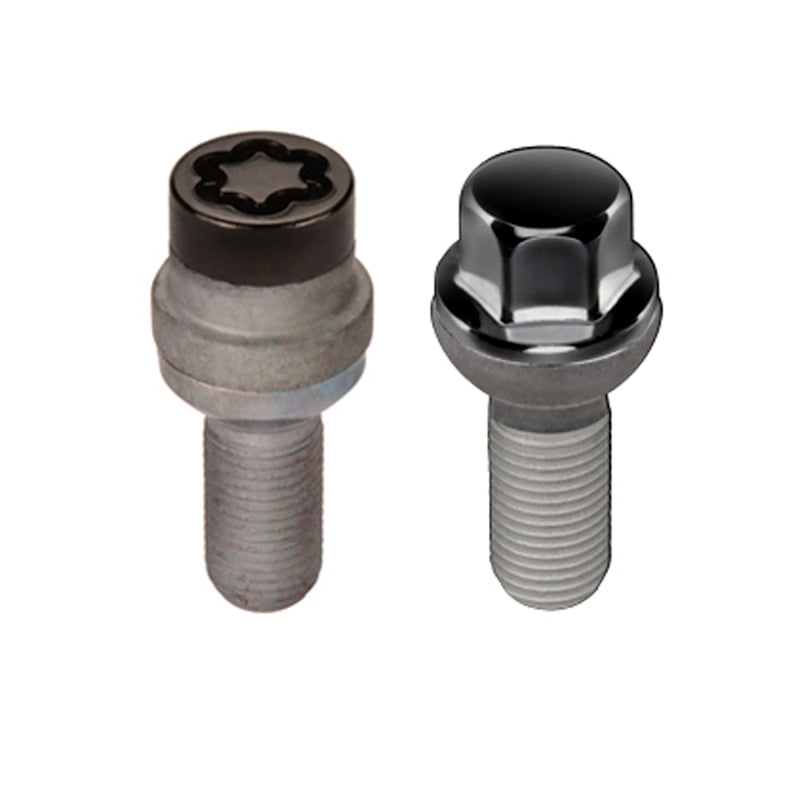McGard 5 Lug Hex Install Kit w/Locks (Radius Seat Bolt) M14X1.5 / 17mm Hex / 35.4mm Shank L. - Black 68032BK 68032BK Photo - Primary
