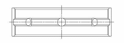 ACL Toyota 1UR-FE/2UR/3UR-FE 0.25 Oversized High Performance Main Bearing Set 5M8632H-.25 5M8632H-.25 Technical Drawing