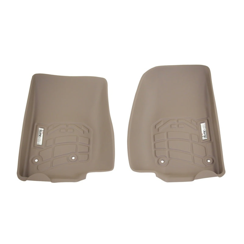 Westin 2014-2018 Jeep Wrangler / Wrangler Unlimited Wade Sure-Fit Floor Liners Front - Tan 72-130066 72-130066 Photo - Primary