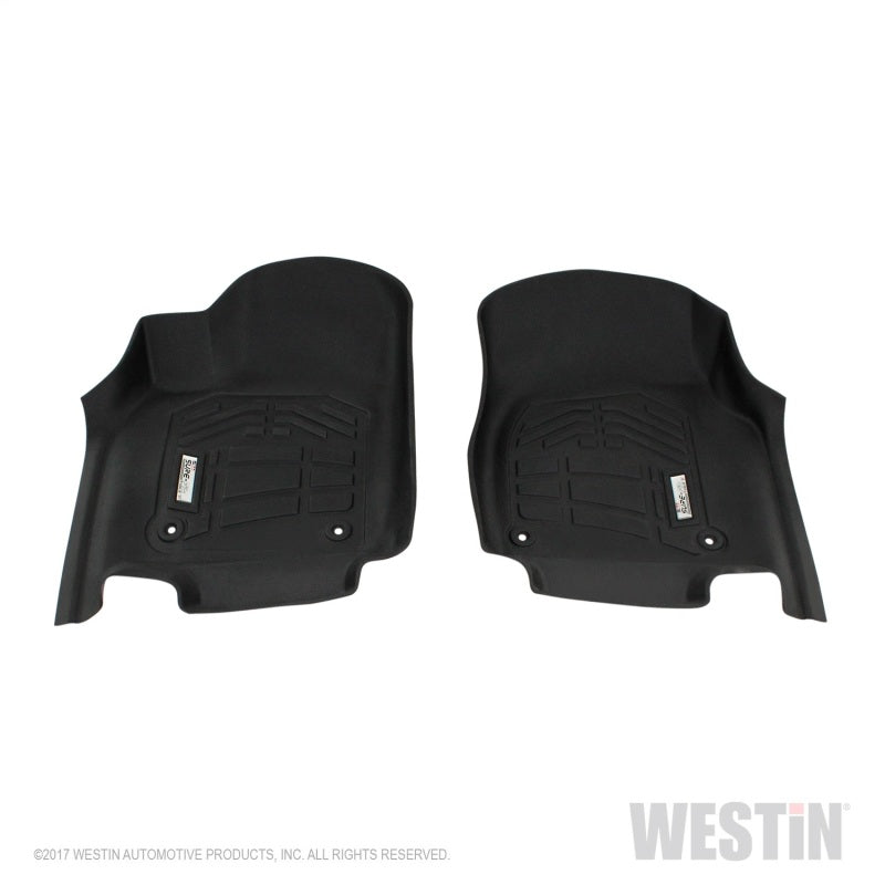 Westin 2013-2018 Dodge/Jeep Durango Wade Sure-Fit Floor Liners Front - Black 72-110094 72-110094 Photo - Primary