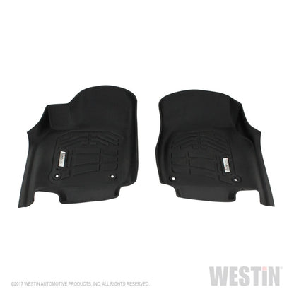 Westin 2013-2018 Dodge/Jeep Durango Wade Sure-Fit Floor Liners Front - Black 72-110094 72-110094 Photo - Primary