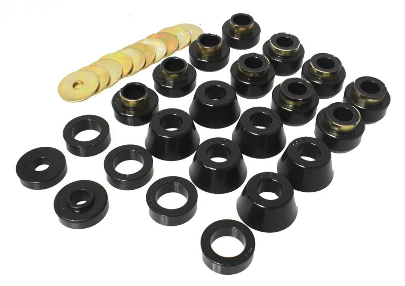 Energy Suspension Body Mount Set Black Jeep Wrangler All 1987-1995 2.4105G Photo - Primary
