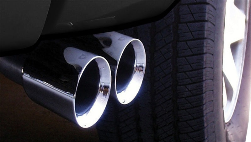 Corsa Performance 02-06 Cadillac Escalade 6.0L V8 Polished Sport Cat-Back Exhaust 14220 Photo - Mounted