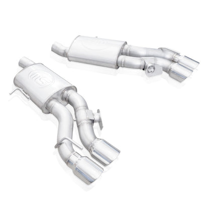 Stainless Works 2016-18 Cadillac CTS-V Sedan Axleback System Dual-Mode Turbo Mufflers 4in Tips CTSV16MKS-PC CTSV16MKS-PC Photo - Primary