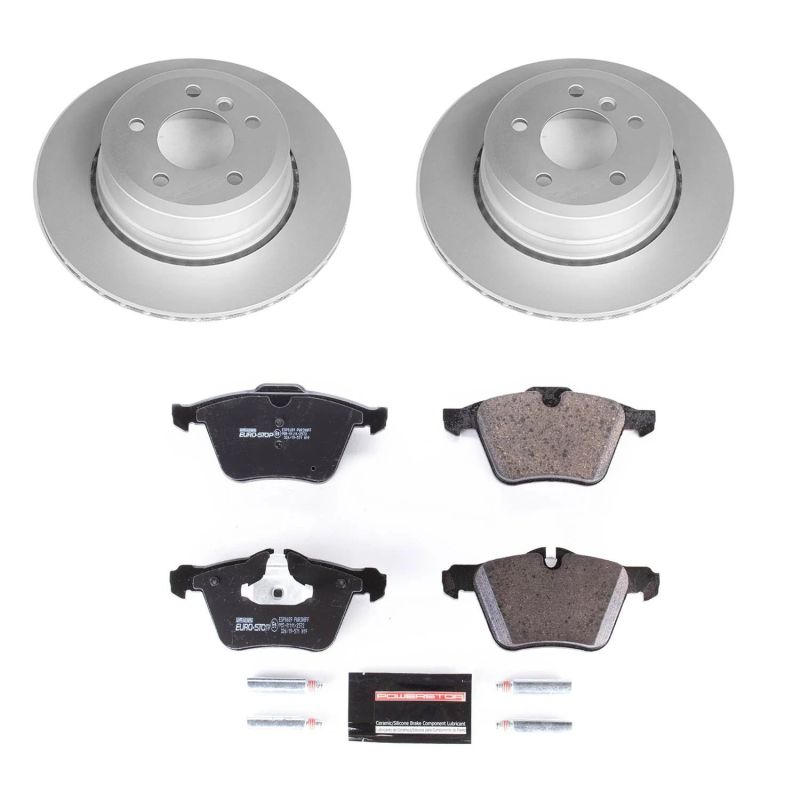 Power Stop 07-08 Jaguar S-Type Front Euro-Stop Brake Kit ESK5638 ESK5638 Photo - Primary