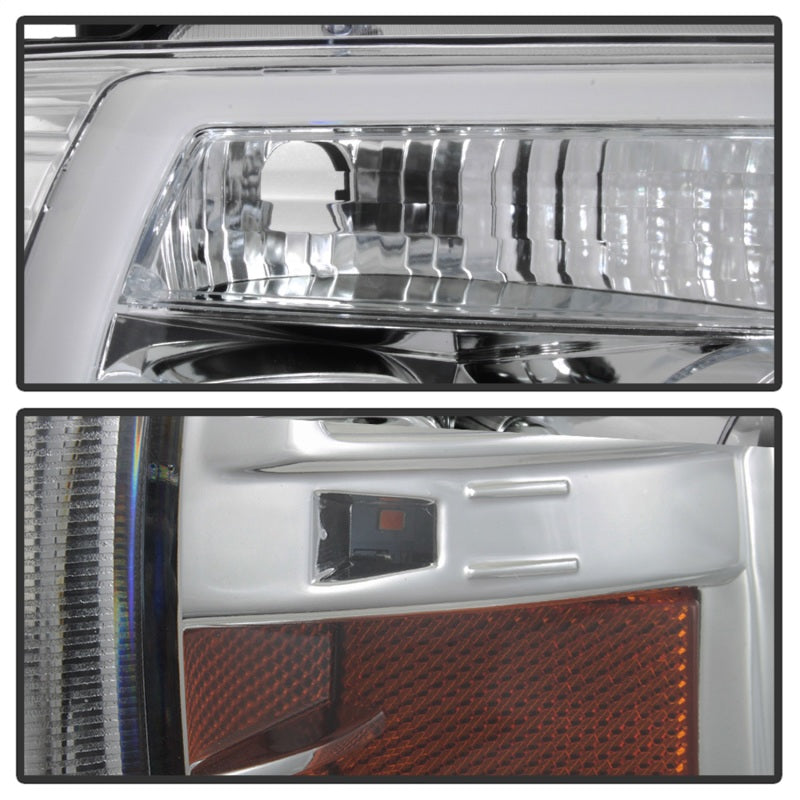 Spyder 04-08 Ford F-150 Light Bar Projector Headlights - Chrome (PRO-YD-FF15004V2-LB-C) 5084637 5084637 Photo - Unmounted