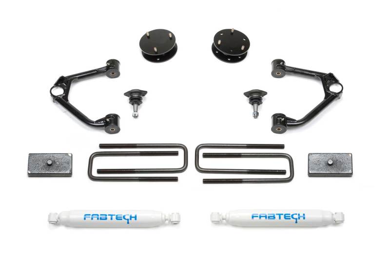 Fabtech Budget Lift System w/Shock - 3.5 In. Lift - Incl. Performance Shocks K1126 Photo - Primary