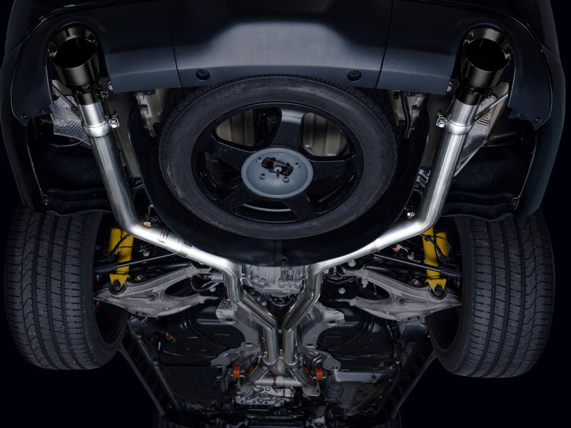AWE Tuning 18-23 Dodge Durango SRT & Hellcat Track Edition Exhaust - Diamond Black Tips 3020-33952 3020-33952 Photo - Mounted