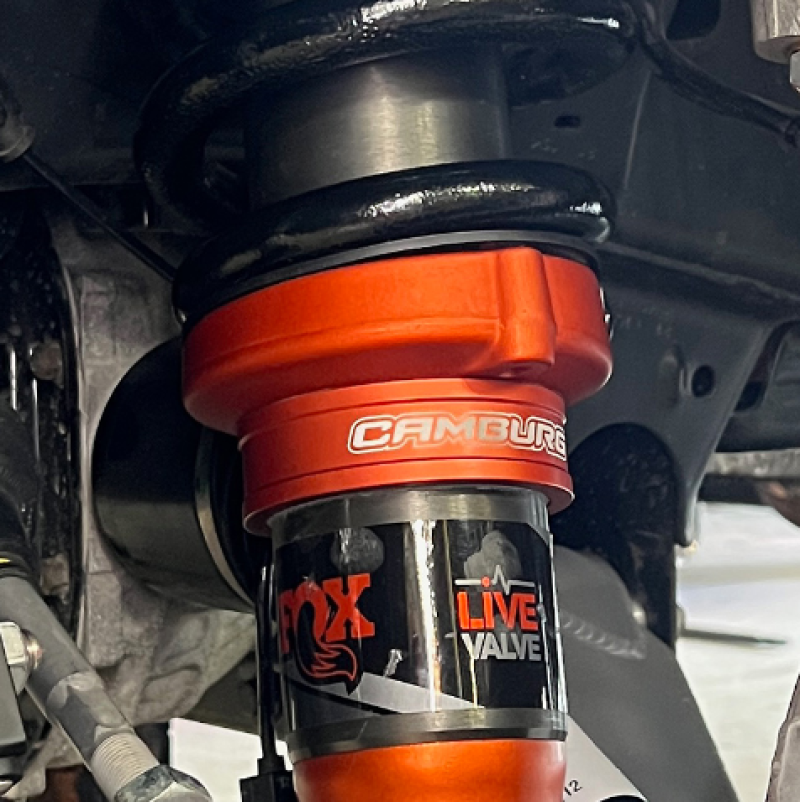 Camburg Ford Raptor 21-23 1.5in Front Spring Preload Spacer Kit (Fox Orange) CAM-110227-ORG