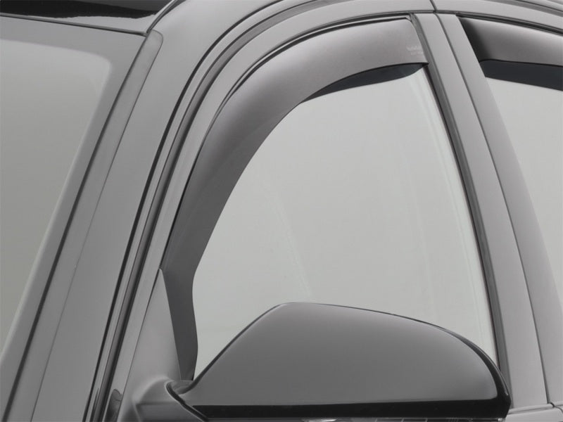 WeatherTech 12+ Audi A6/S6 Front Side Window Deflectors - Dark Smoke 80703 80703 Photo - Mounted