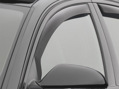 WeatherTech 12+ Audi A6/S6 Front Side Window Deflectors - Dark Smoke 80703 80703 Photo - Mounted