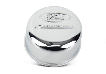 Ford Racing Logo Push-In Type Air Breather Cap - Chrome 302-215 302-215 Photo - Unmounted