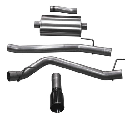 Corsa 2020 Jeep Gladiator JT 3.6L, Single Side Exit Cat-Back Exhaust System w/ Single 4in Black Tip 21060BLK 21060BLK User 1