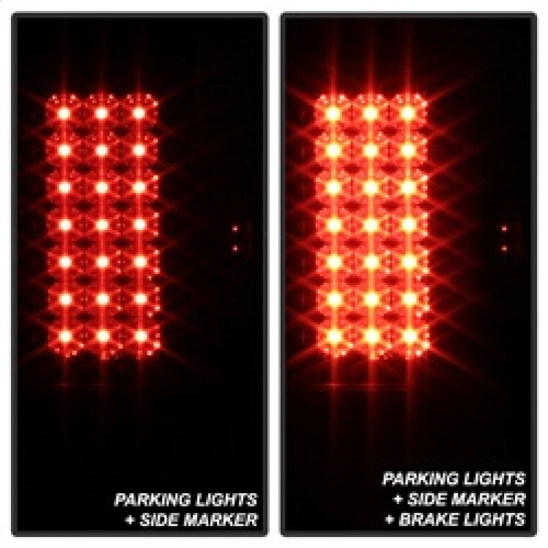 Spyder 08-16 Ford Super Duty LED Tail Lights Black Smoke ALT-YD-FS07-LED-BSM 5083296 5083296 Photo - Unmounted