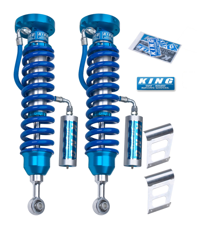 King Shocks 2007+ Toyota Tundra 2.5 Dia Front Coilover w/Remote Reservoir (Pair) 25001-143 25001-143 Photo - Primary