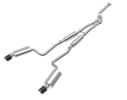 aFe POWER Takeda 16-17 Lexus IS200t L4-2.0L (t) 2.5in-3in 304 SS CB Exhaust - Carbon Fiber 49-36059-C 49-36059-C Photo - Primary