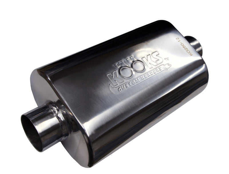 Kooks 2 1/2" Center/Center Oval Muffler(4x8x12) KO250-12 Photo - Primary