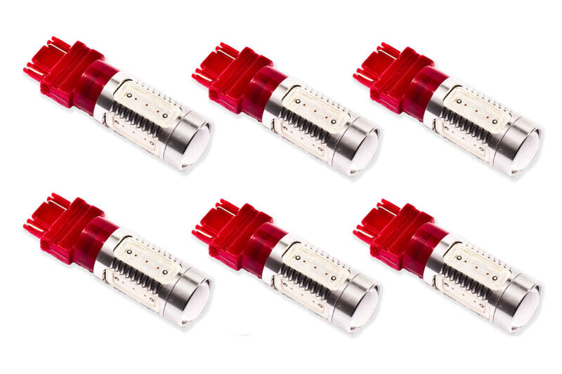 Diode Dynamics 3157 LED Bulb HP11 LED - Red Set of 6 DD0051H DD0051H Photo - Primary