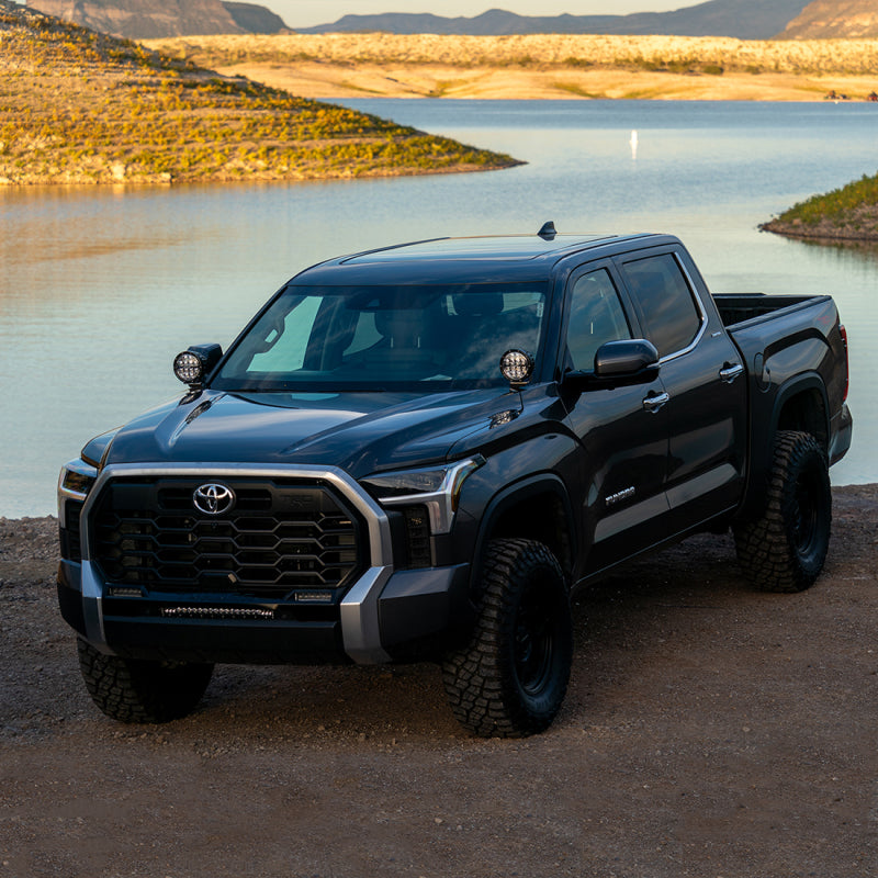 Rigid 2022+ Toyota Tundra 360-Series A-Pillar Lighting Kit 46806 Photo - Mounted